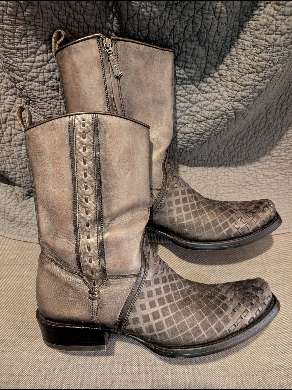 Cuadra Oxford Western Boots with Wooden Toe